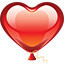 Balloon heart