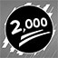 SCORE A TOTAL OF 2,000 POINTS IN ANY MODE