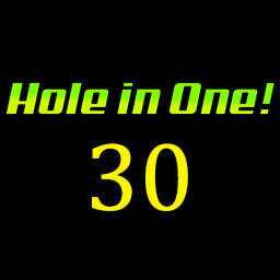 30 holes in one