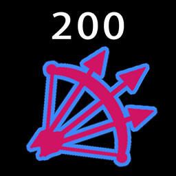 200 bow hits